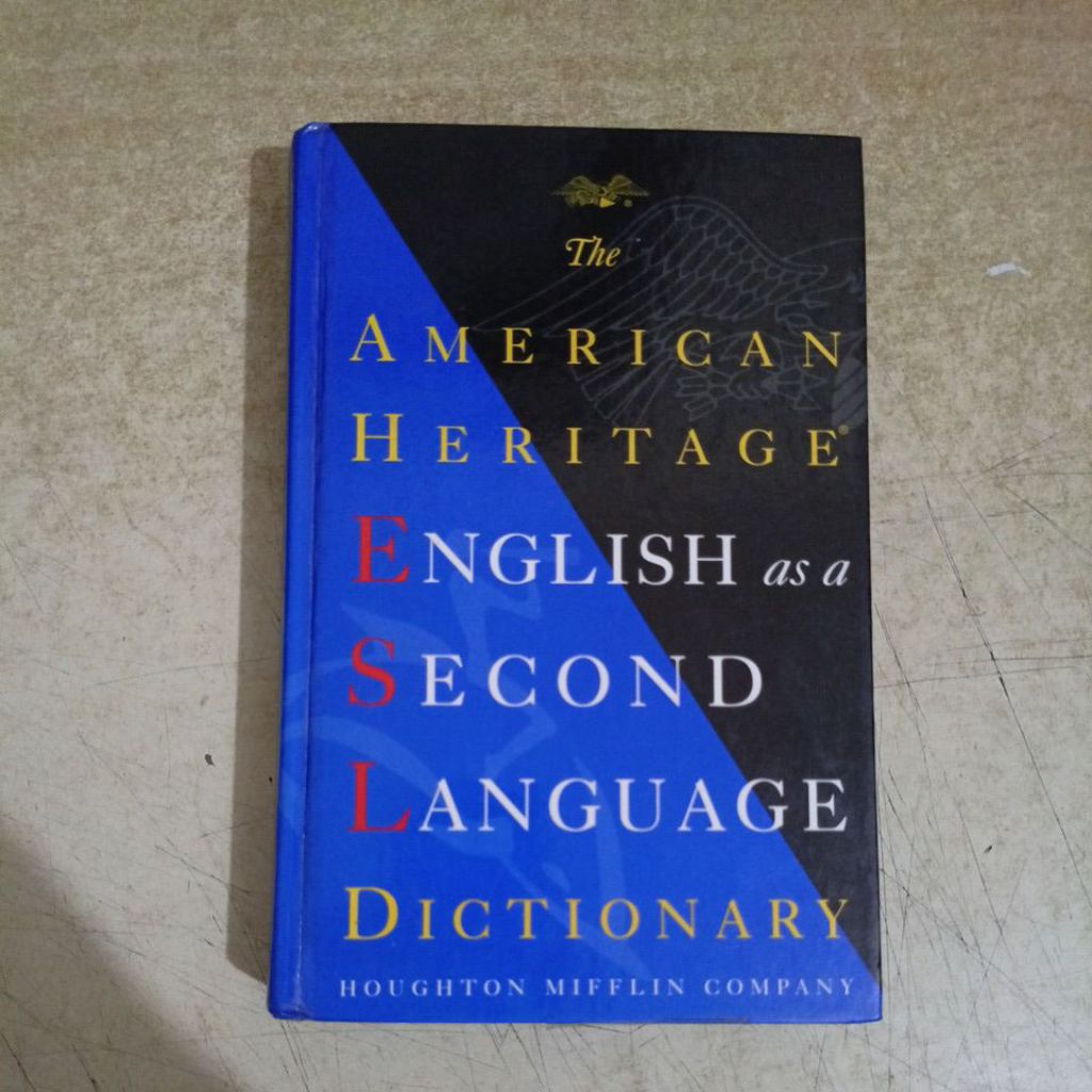 Buku The AMERICAN Heritage ENGLISH as a Second Language DICTIONARY HOUGHTON MIFFLIN COMPANY