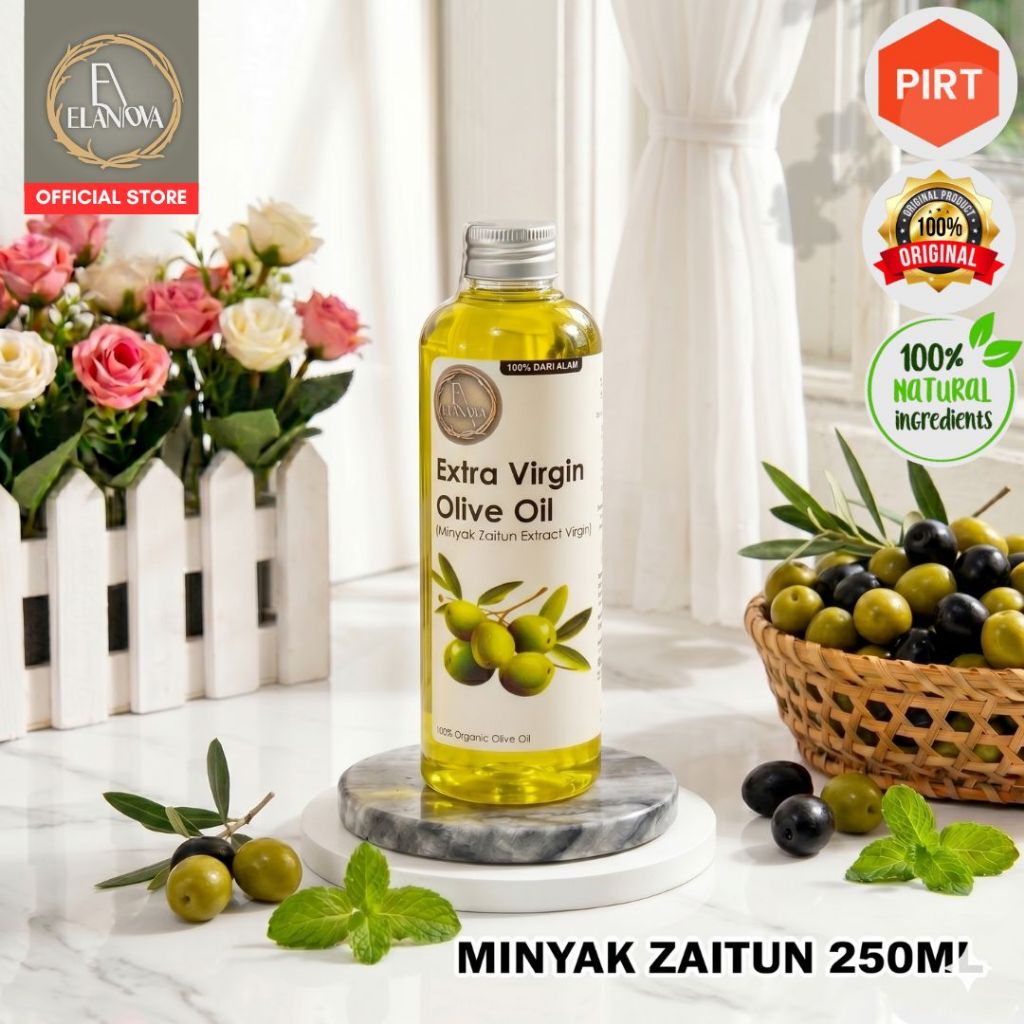 Elanova Extra Virgin Olive Oil 250ml Minyak Zaitun Murni