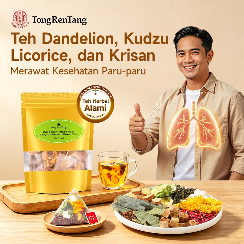 Teh Herbal untuk Pernapasan – Batuk Berdahak, Dada Berat, Napas Kurang Lega