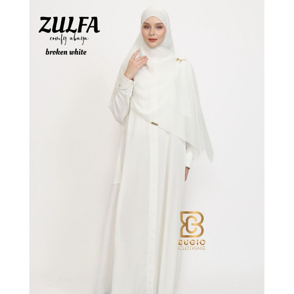 ABAYA ZULFA BY BUGIO (ABAYA ONLY) // GAMIS ZULFA BUGIO // ABAYA SYARI ANTI UV LOOSE POLOS