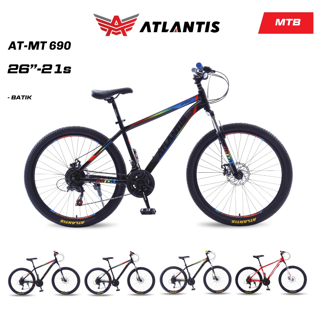 SEPEDA GUNUNG MTB ATLANTIS 26 INCH 21 SPEED