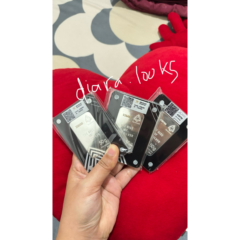 SILVERIUM - Perak Batangan Silverium 50 Gram