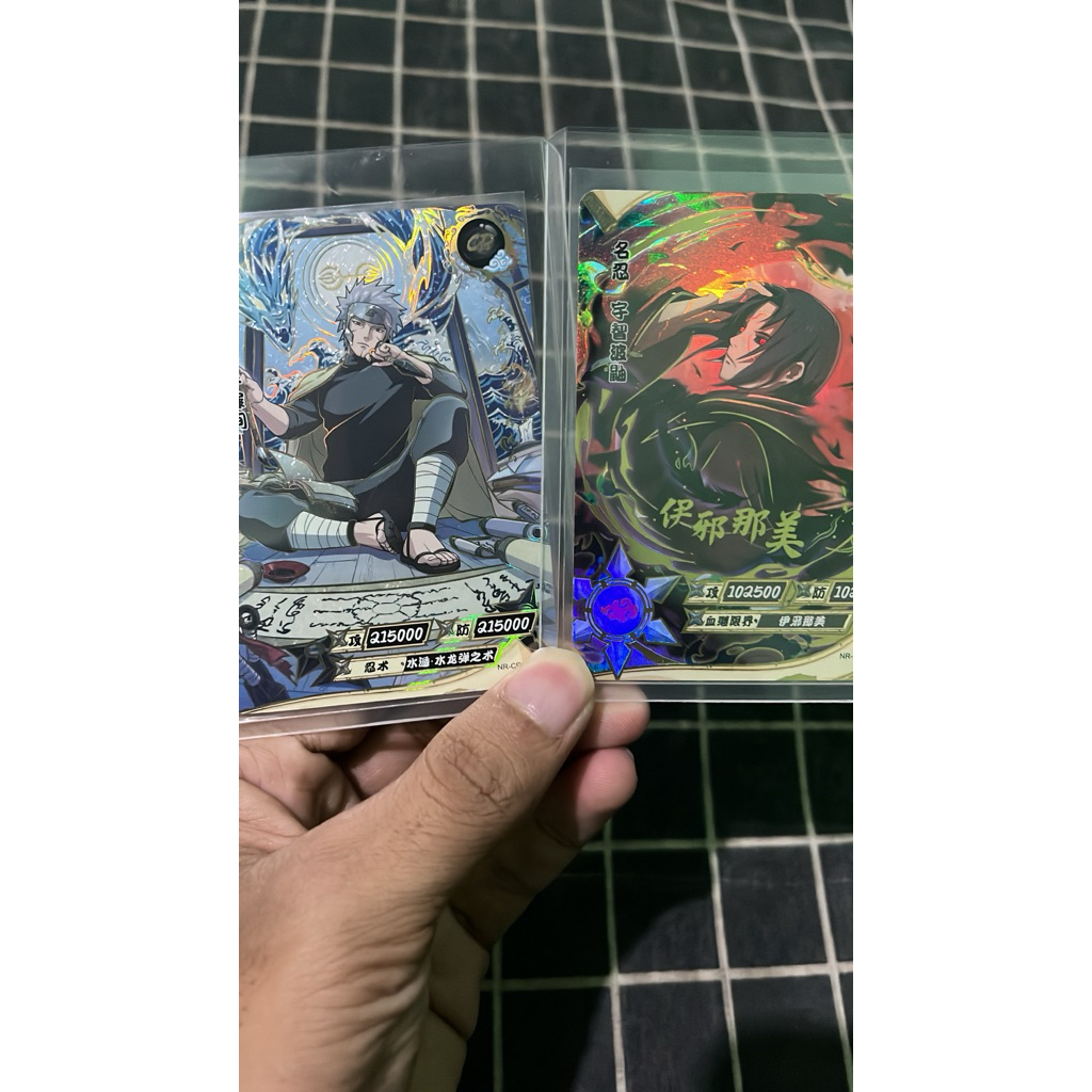 Kartu Naruto Kayou CR Tobirama Super hit & MR Itachi