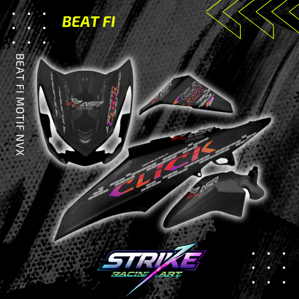 STRIPING TRANSPARAN HONDA BEAT FI NVX