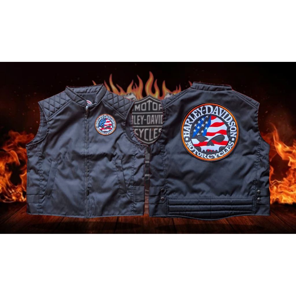 ROMPI TOURING MOTIF HARLEY BORDIR AMERIKA
