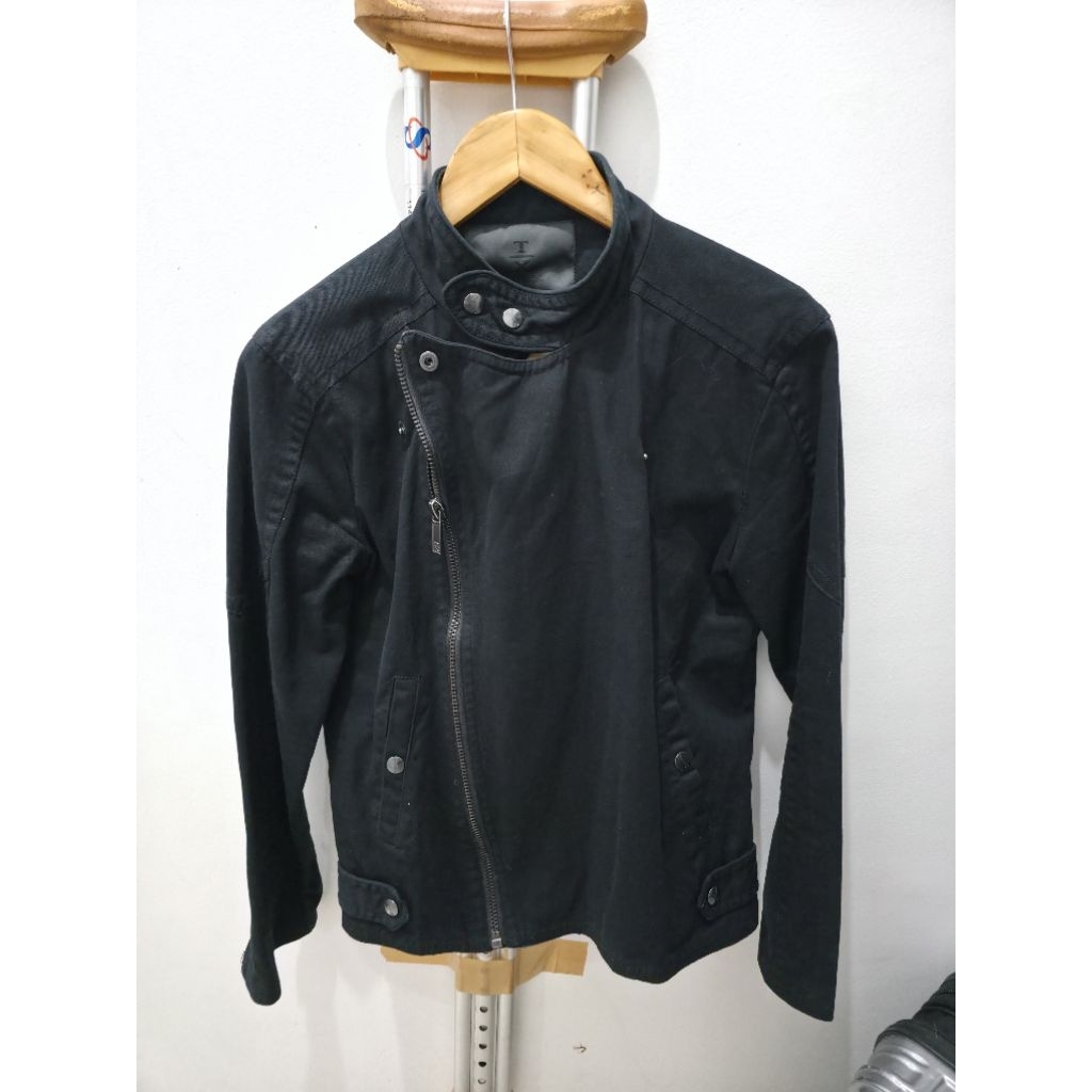 The Executive Black rider Jacket. limited Vintage. 100% original. Size S. baju lengan panjang pria b