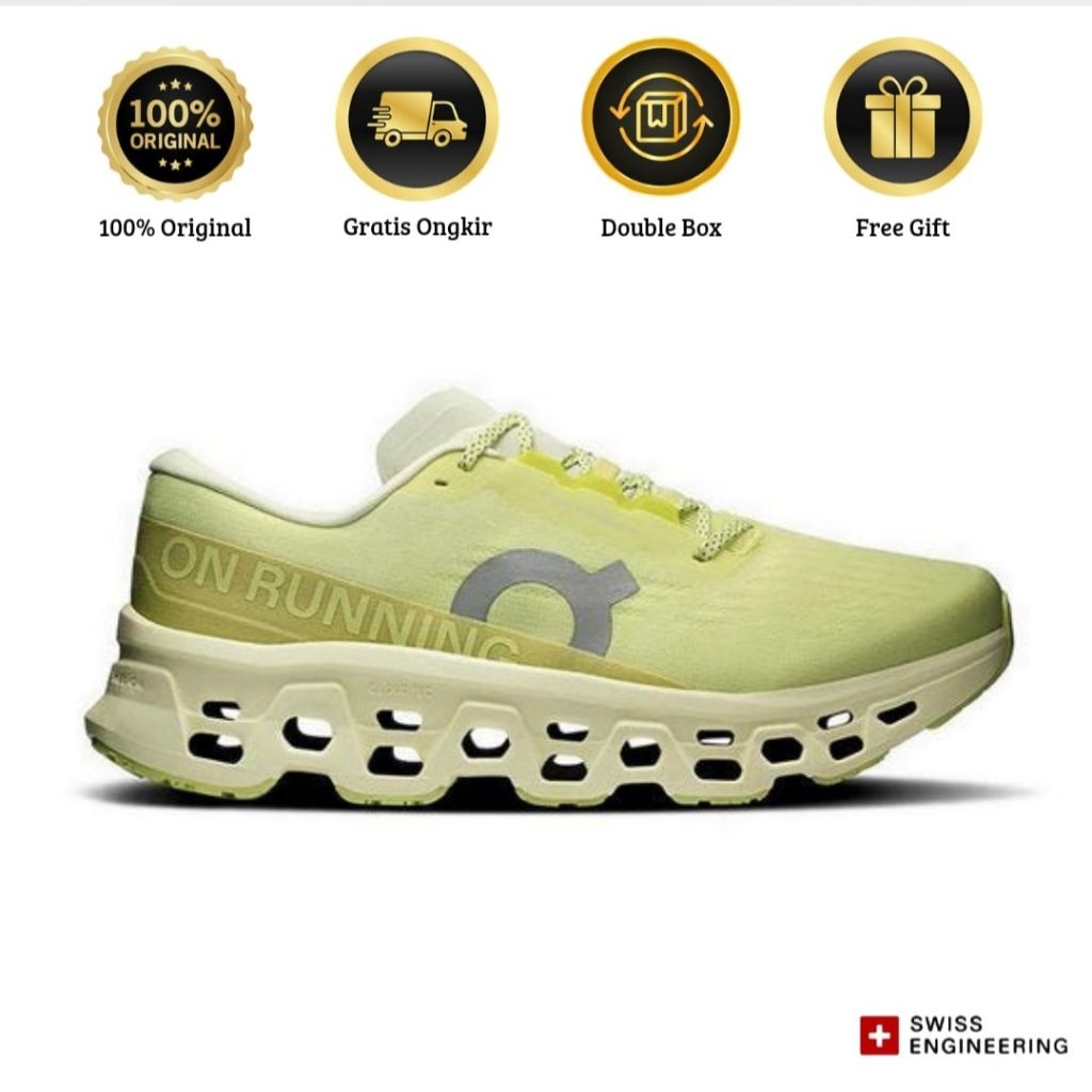 Sepatu On Cloud Monster 3 Yellow (100% Original Authentic)