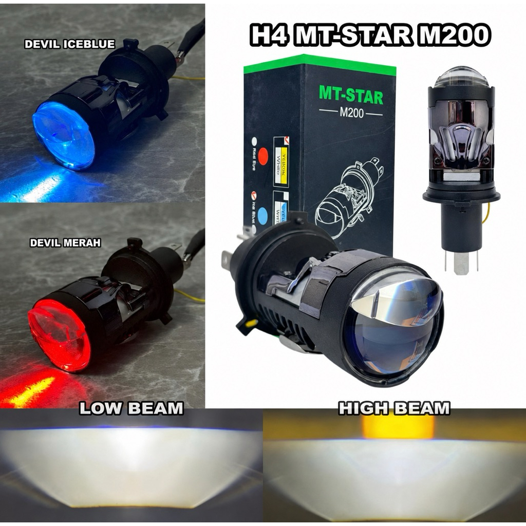 LAMPU UTAMA MINI BILED MT STAR M200