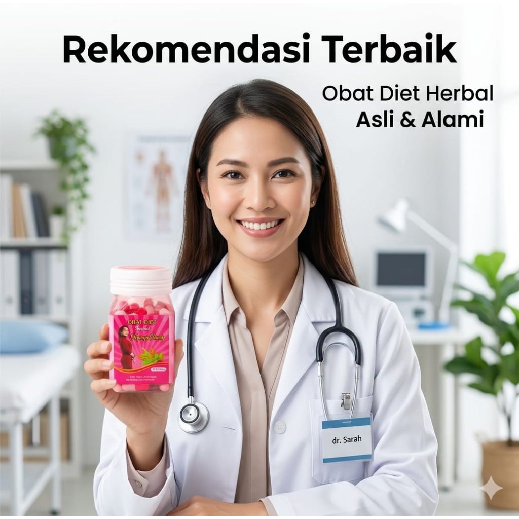 Obat  Diet Herbal Nyonya Hendy 1 botol isi 50 Kapsul