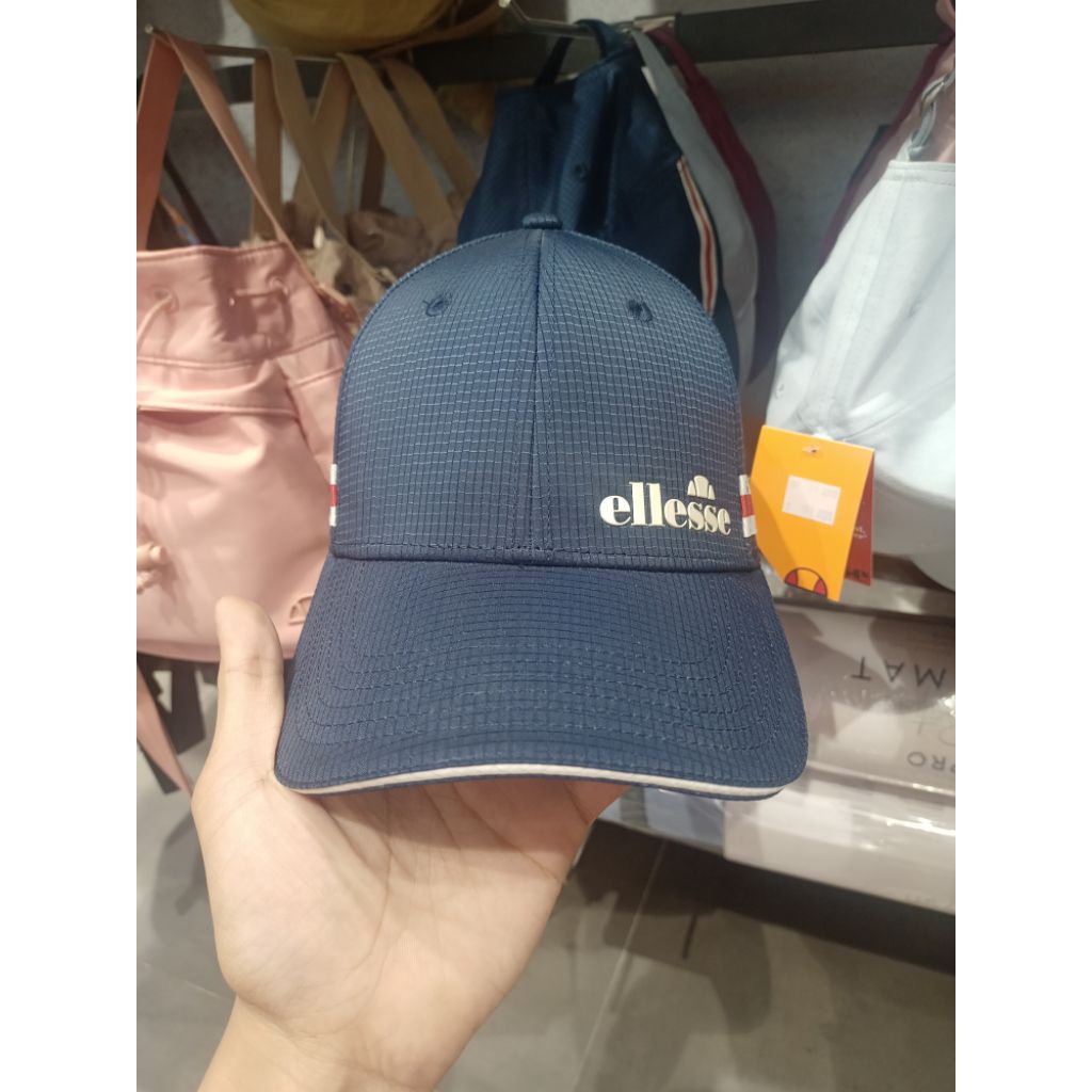 Cap Ellesse Classik nylon Tartan blue original