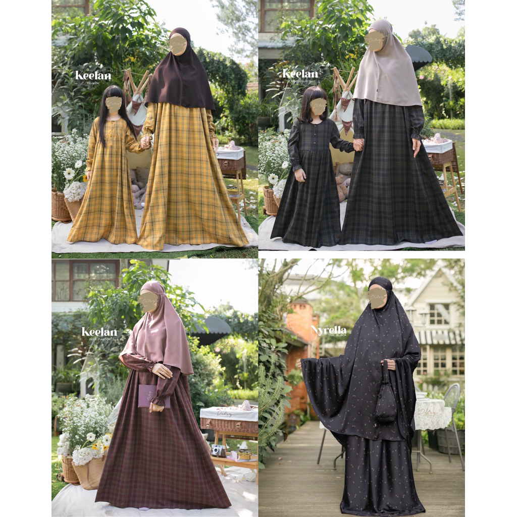 READY  DITSY NIGHTGOWN MEI JUNI 2026 SIZE S M L / GAMIS SYARI / GAMIS WANITA / GAMIS CANTIK
