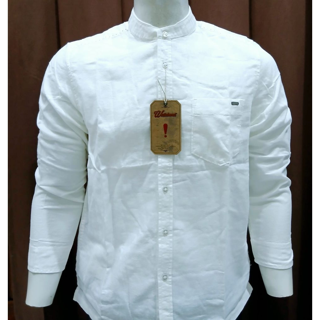 KEMEJA KOKO WATCHOUT CASUAL LENGAN PANJANG REGULAR FITT ORIGINAL