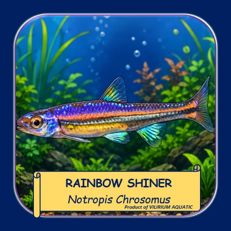 IKAN HIAS AIR TAWAR - RAINBOW SHINER (IKAN AQUASCAPE) RARE ITEM