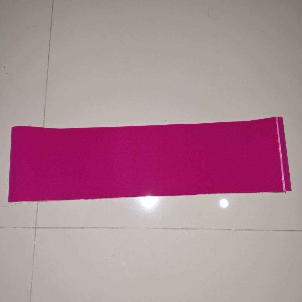 Kain Selempang Warna Pink Bludru