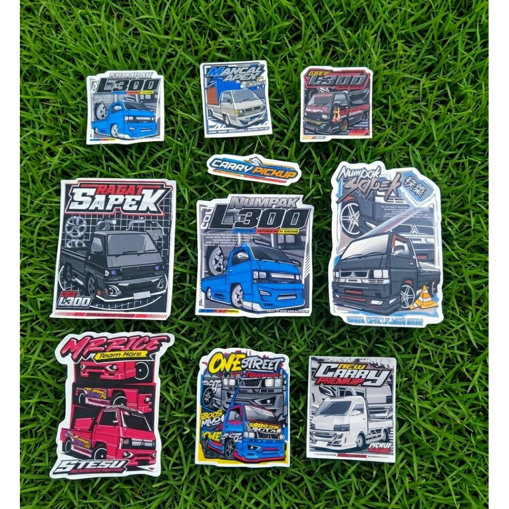 1Set Stiker L300 / Stiker Sapek Mania / L300 Lovers