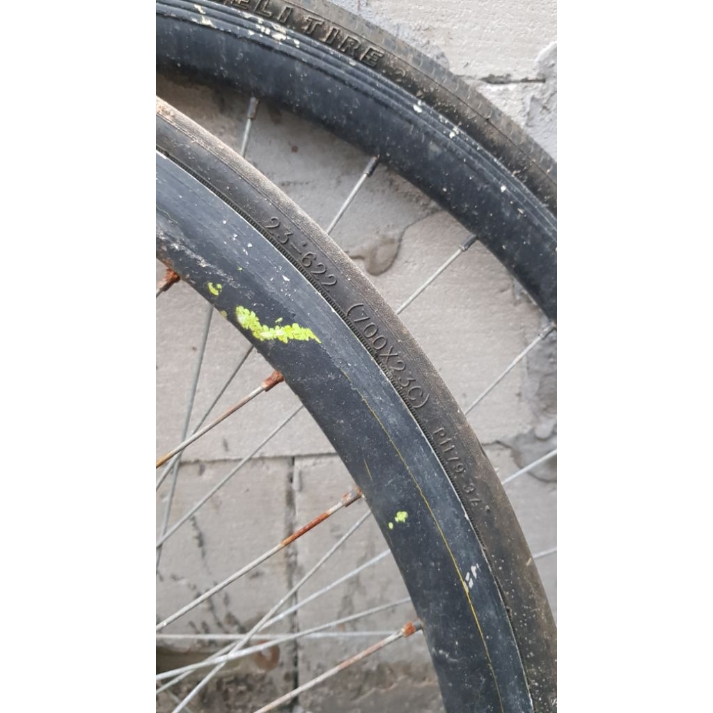 Sepasang Set Velg Fixie 700c bekas layak pakai