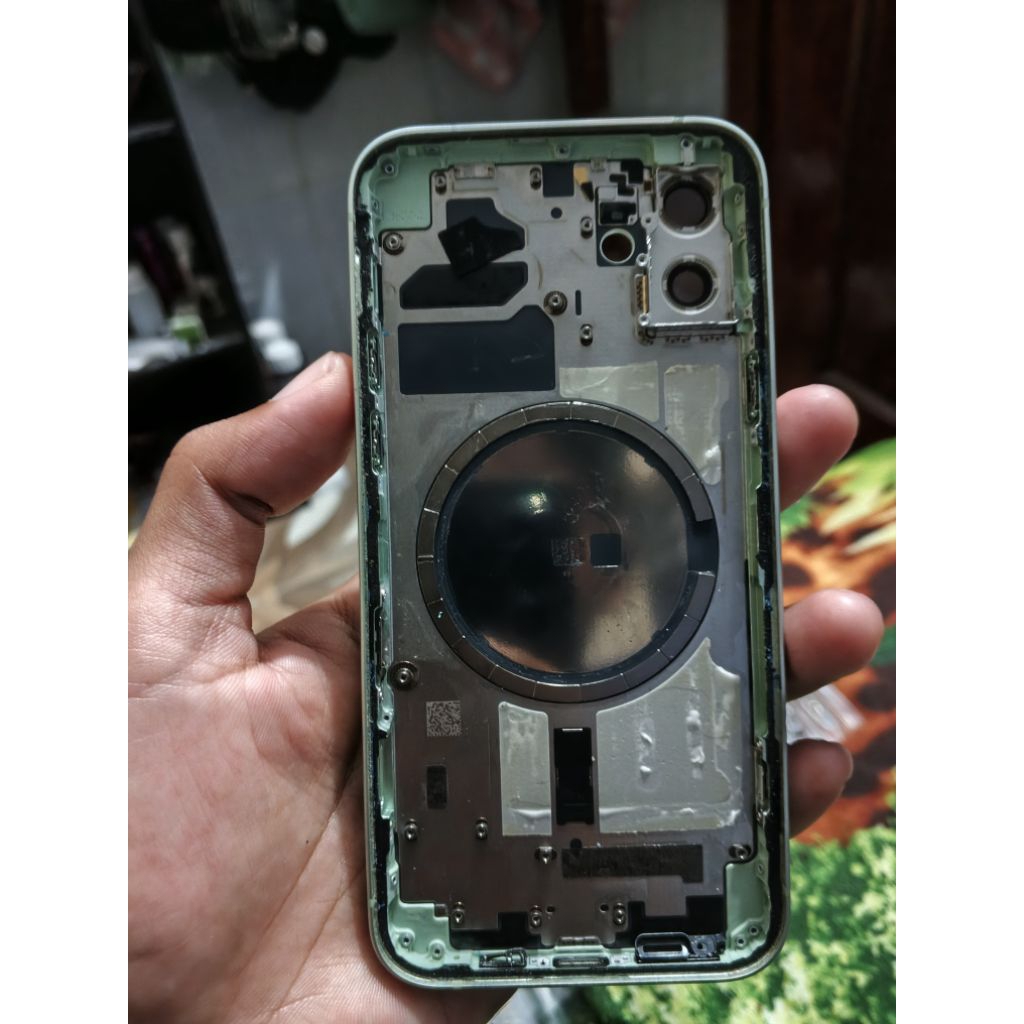 housing dan back glass iphone 12 green