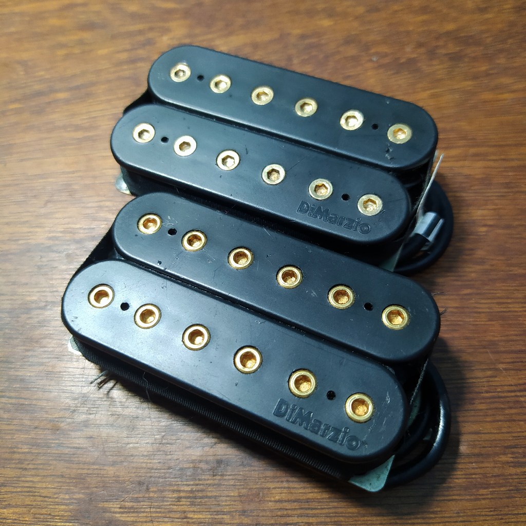 DiMarzio IGNO DP285 Bridge / Fusion Edge Neck Ihwpmn2 HH pickup set - Black