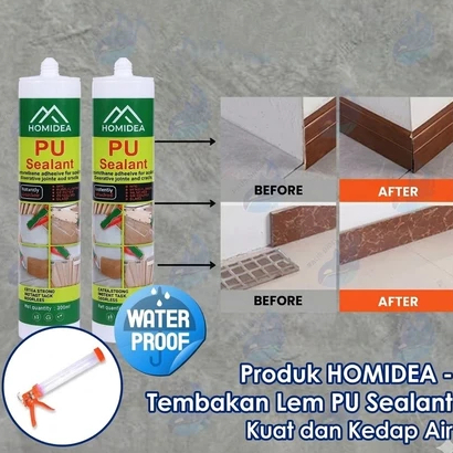 Lem Silikon Silicone Sealant Lem Kaca Silen Untuk Wallpaper Aluminium Kayu Logam PVC