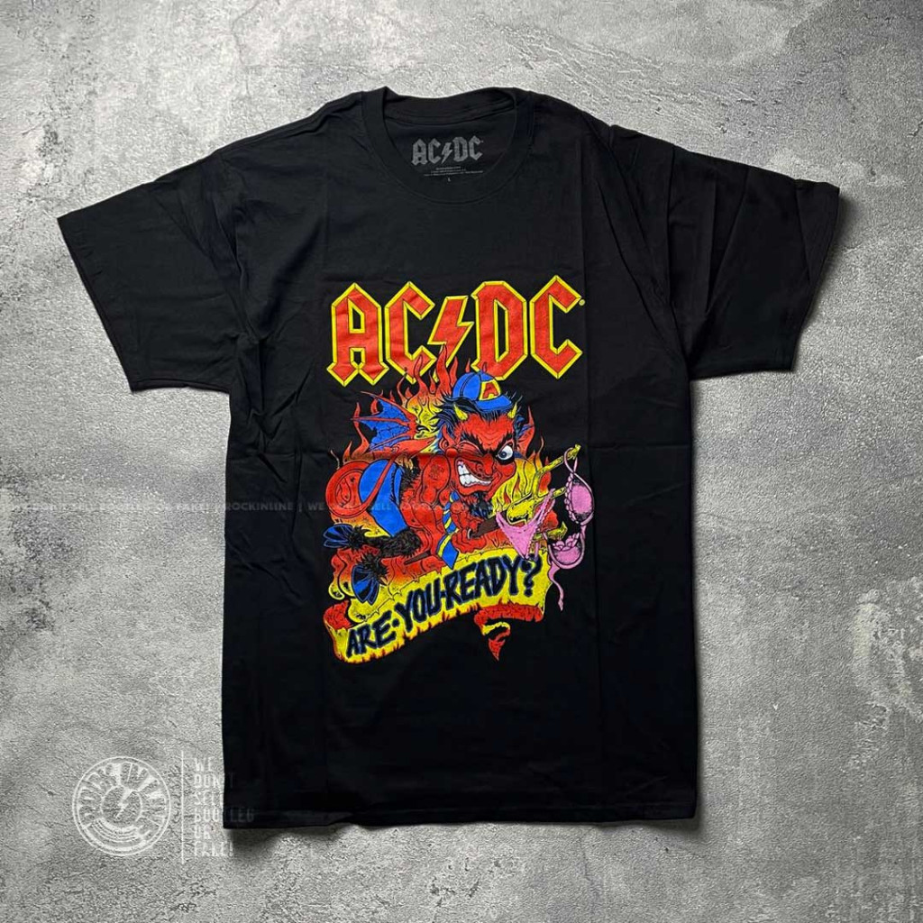 AC/DC - ARE YOU READY? Kaos Band Original