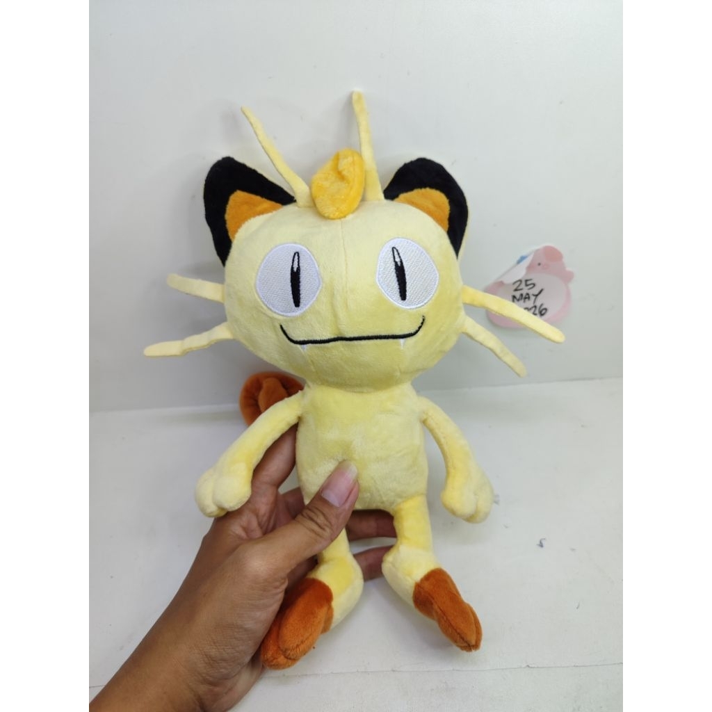 boneka Meowth pokemon Meowth no brand