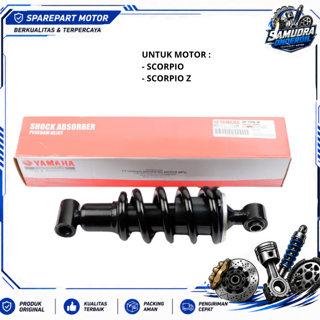 Shock Belakang Motor Scorpio & Scorpio Z 5BP Original
