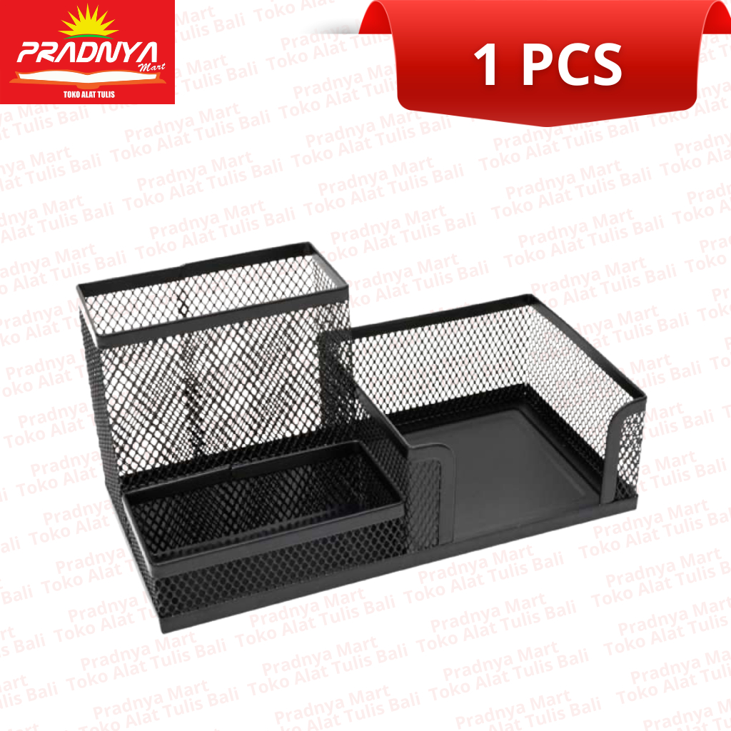 Desk Set Meja Kerja Multifungsi | Set Organizer Meja Kantor & Belajar Minimalis | Pradnya Mart ATK