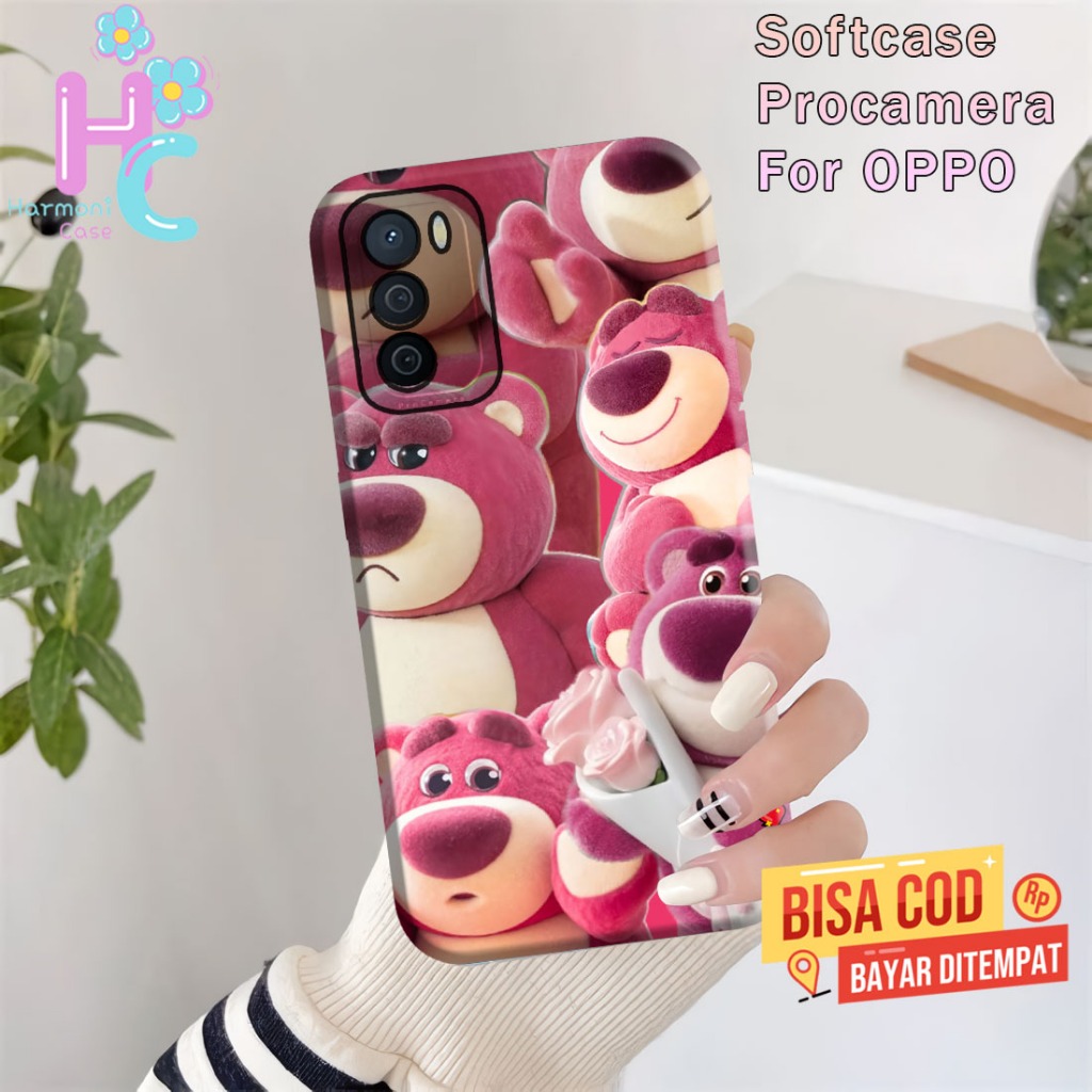 Softcase Procamera | Case procamera All Tipe Hp For Oppo A16 A53 A54 A3S A5S | Softcase Silicon | Fu