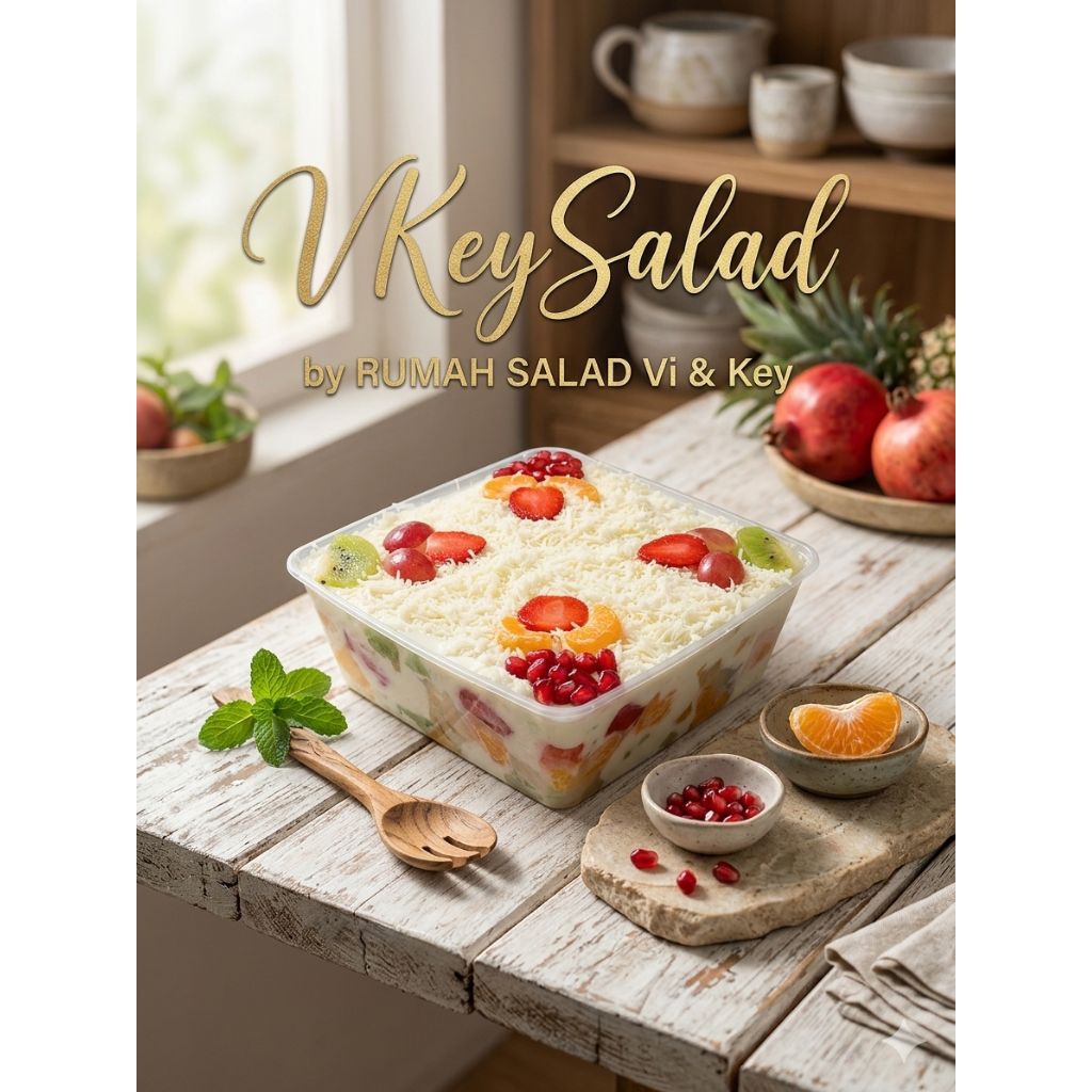 Salad Buah Segar Ukuran 1500ml