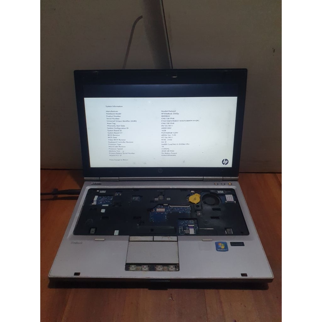 laptop buat bahan kanibalan i5 mesin normal