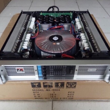 Power Amplifier Pasline MA-8004 4x800w 4 Channel ORIGINAL