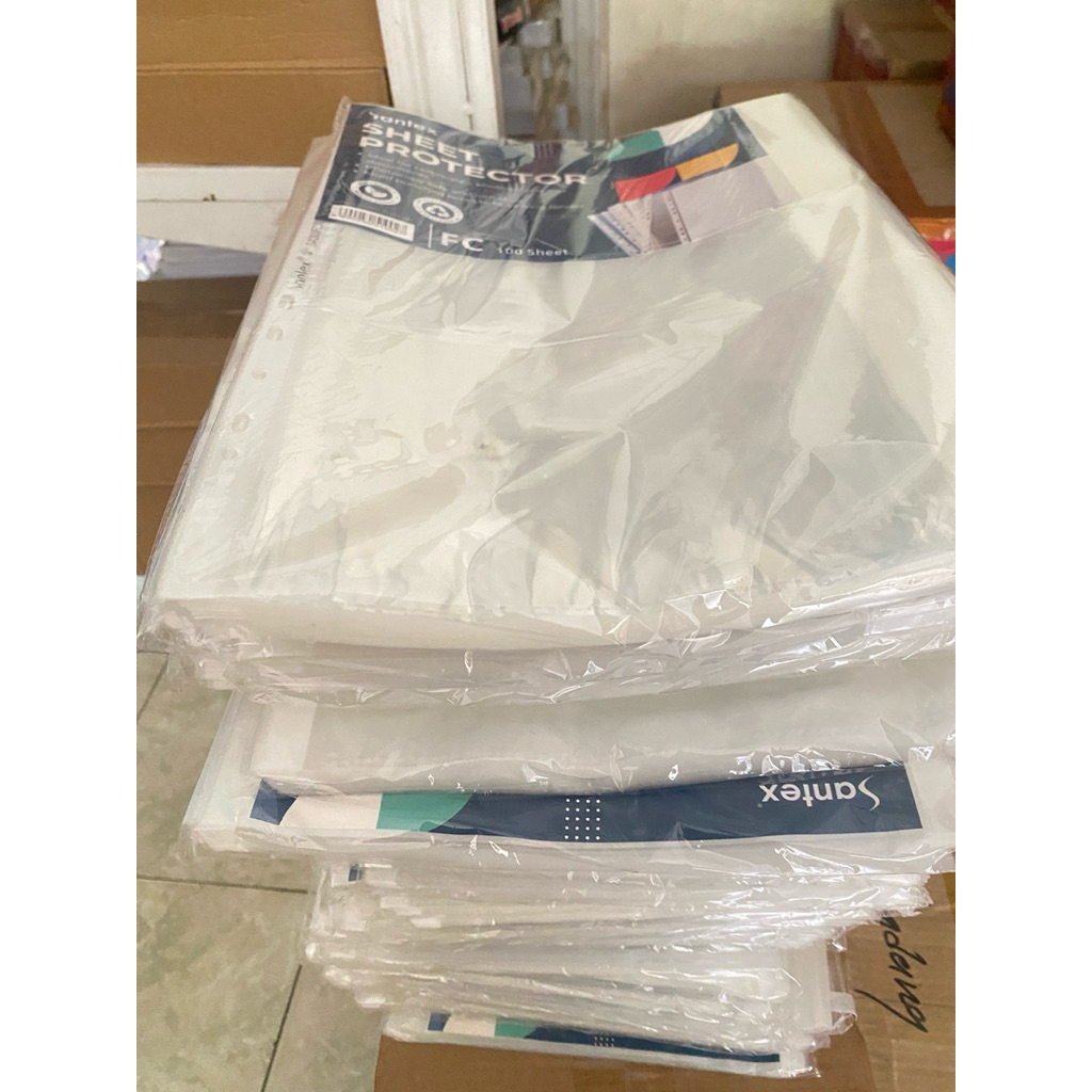 (100lembar) Sheet Protector F4 / Sheet Protector Folio 11 lubang
