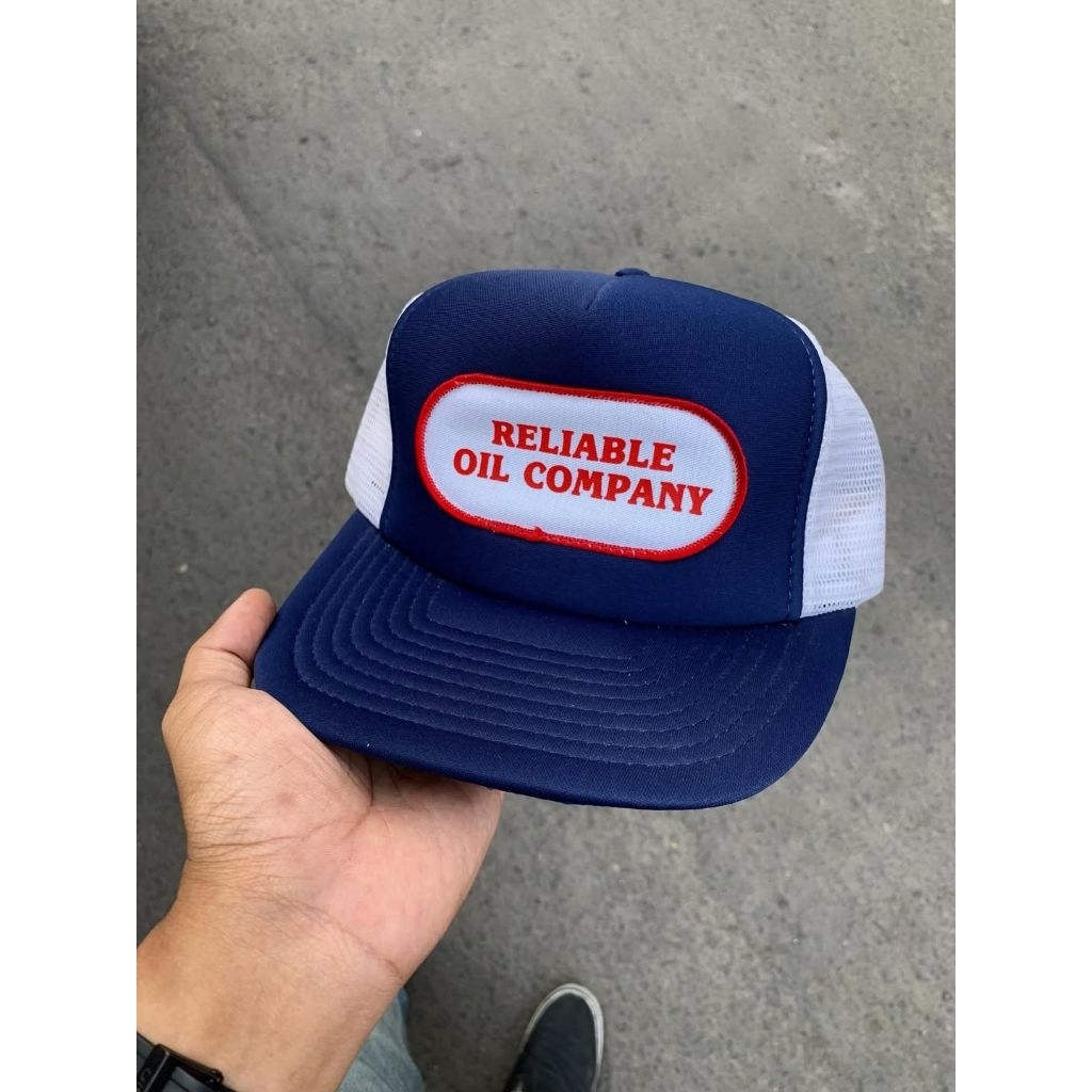 Topi trucker vintage twotone