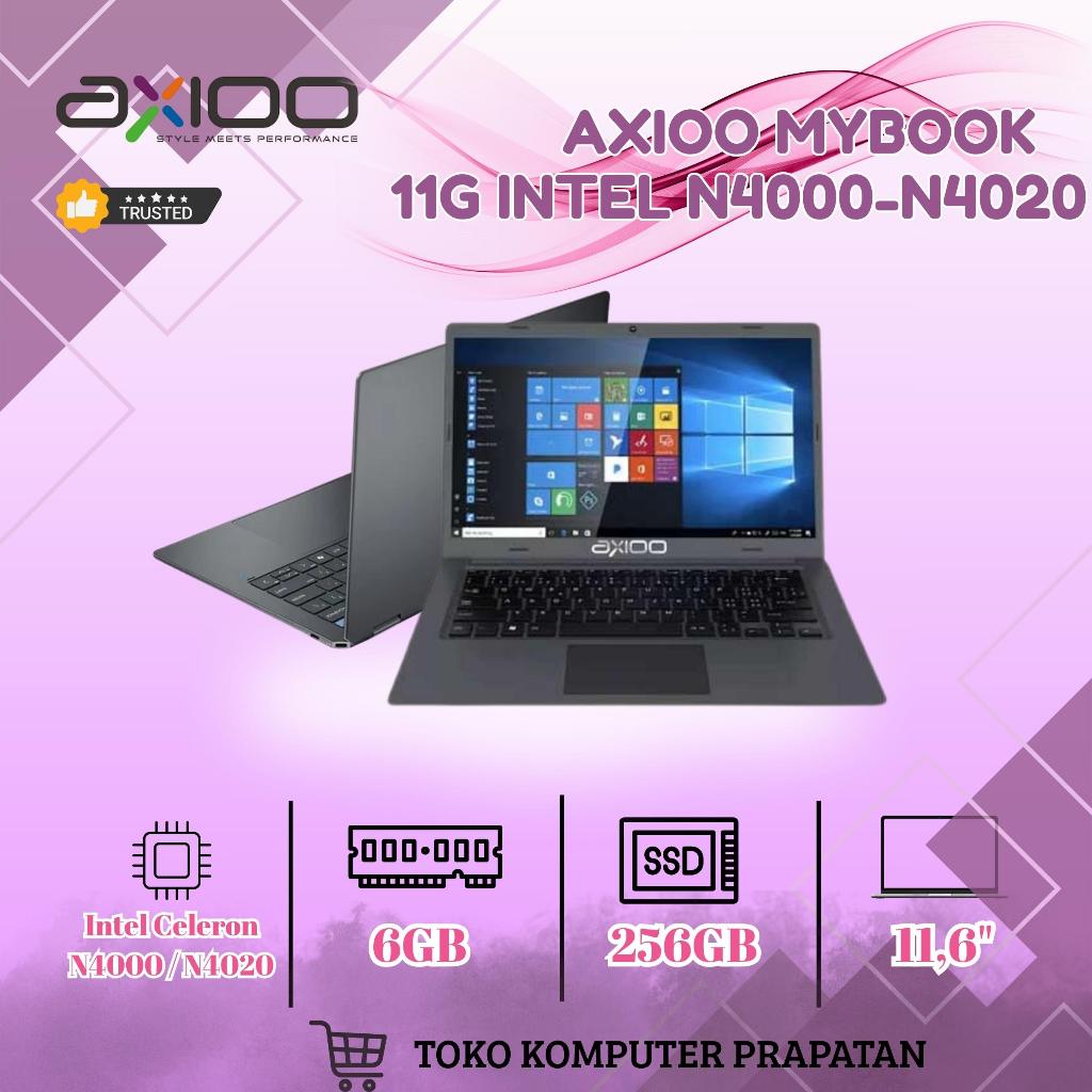 SALE Axioo MyBook 11G Laptop Intel N4020/N4000 RAM 6GB SSD M.2 256GB 11.6 Inch GREY