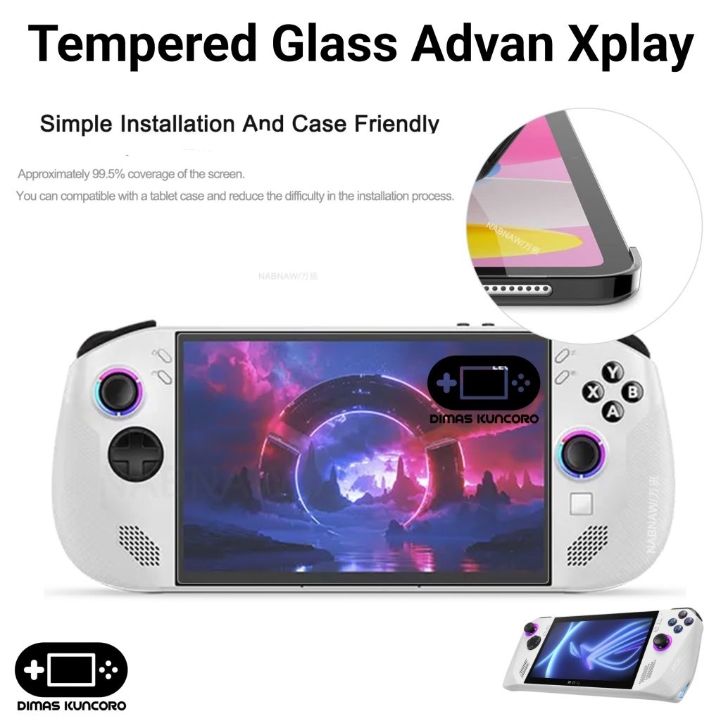 Tempered Glass Advan Xplay anti gores antigores screen guard protector pelindung layar lcd advan xpl