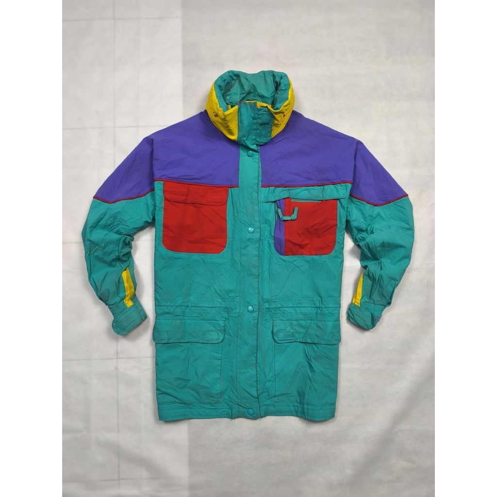 Vtg Eddie Bauer Colorblock Jacket