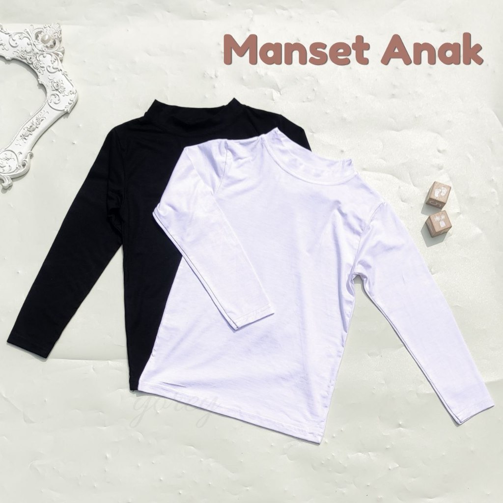 Manset Baju Anak Manset Anak Lengan Panjang Daleman Anak Manset Anak Perempuan Manset Anak Laki laki