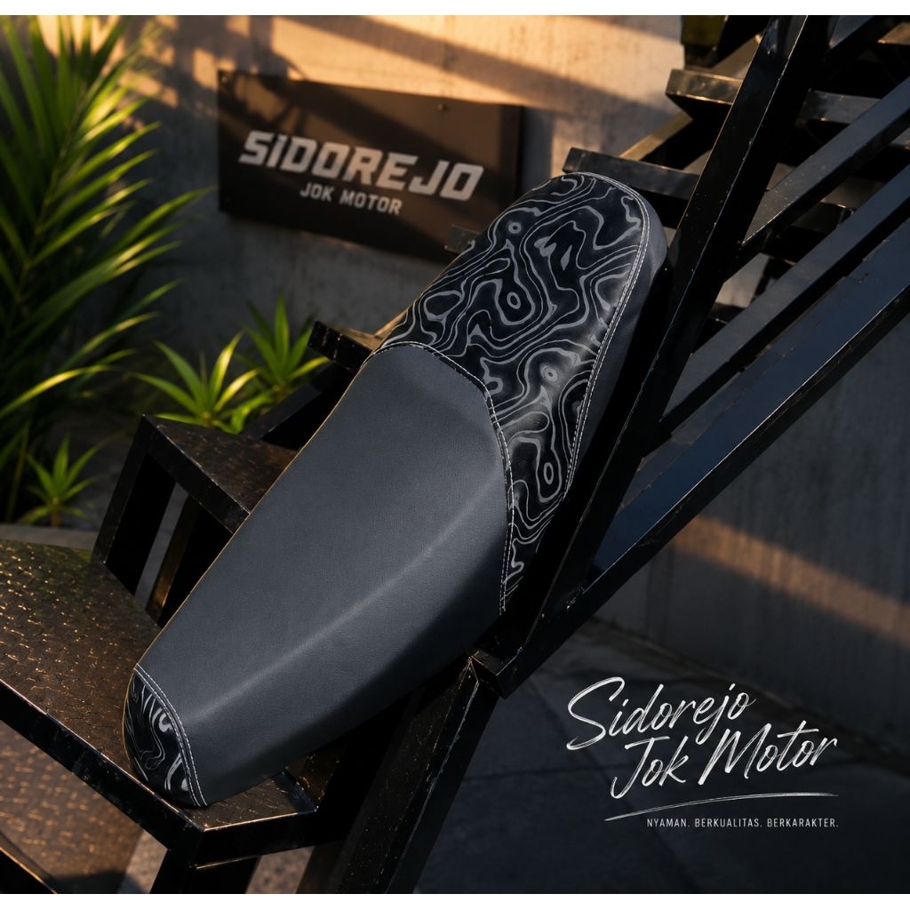 Jok Motor Supra X Lama Dobel | Mbtech Abstrak | Jok Motor Supra X Lama Dobel Mbtech Abstrak