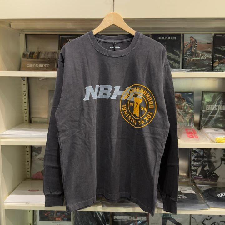 NEIGHBORHOOD - NH SS26 TSHIRT LS 7 (BLACK WASHED)
