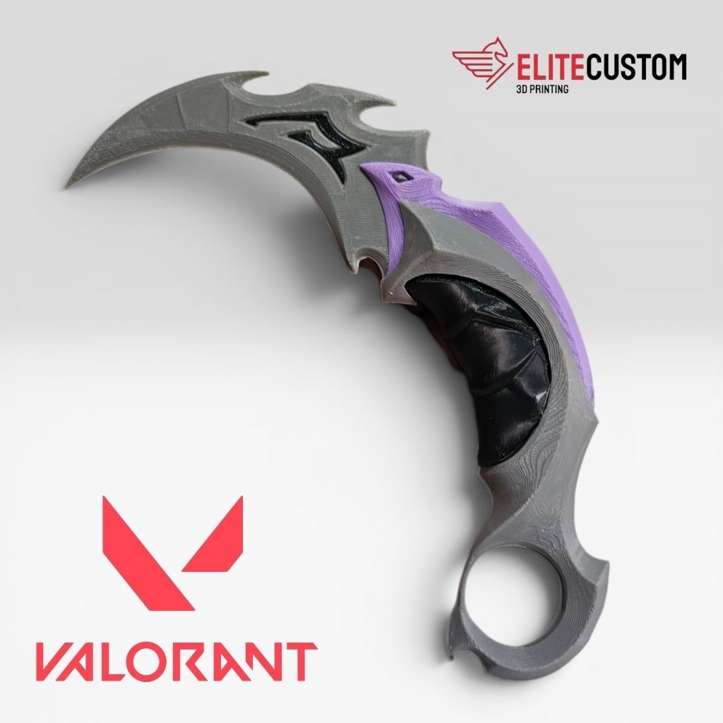 Mainan Pedang Karambit Reaver Knife Valorant Detail dan keren Elitecustom
