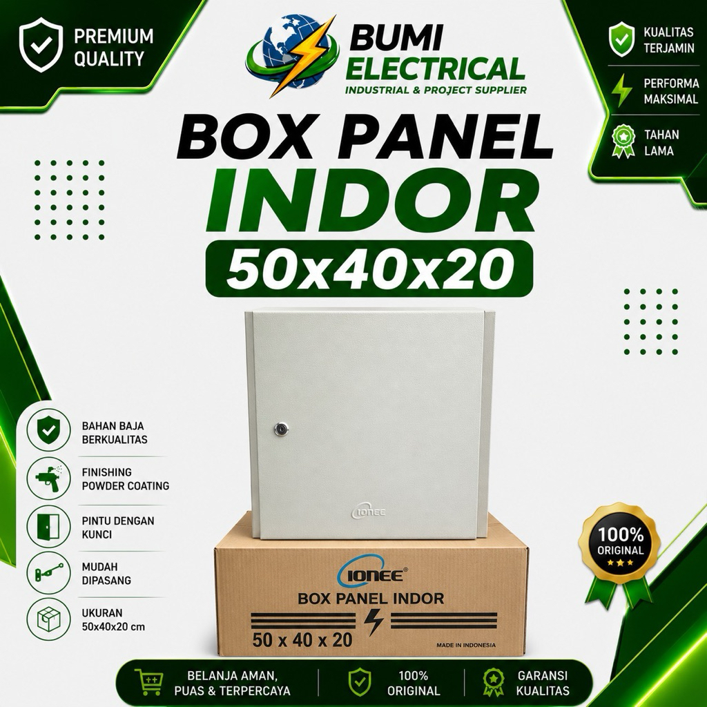 BOX PANEL 50x40 CM / BOX PANEL LISTRIK 40 x 50 x 20 / BOX PANEL INDOR 50x40x20