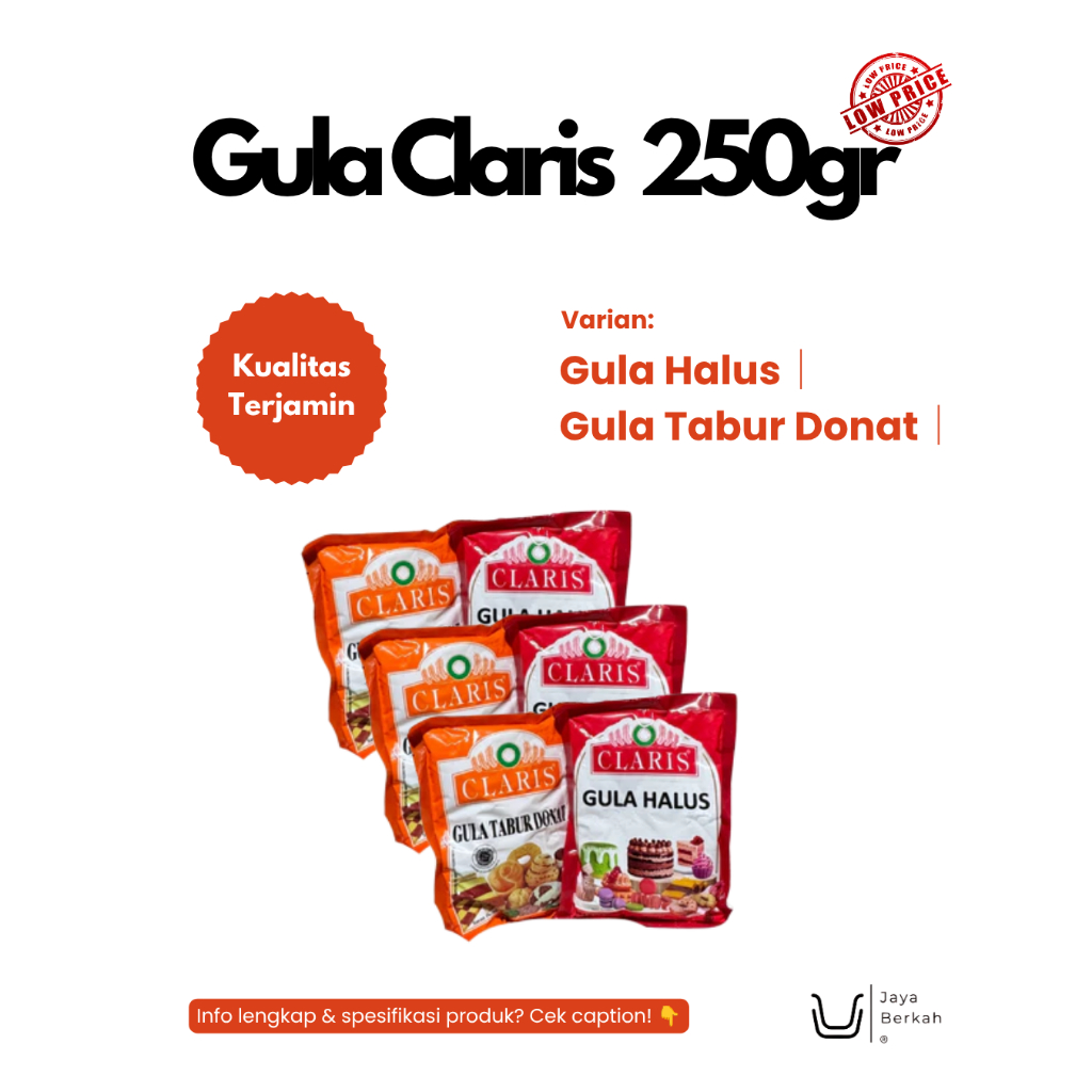 CLARIS GULA TABUR DONAT / CLARIS GULA HALUS