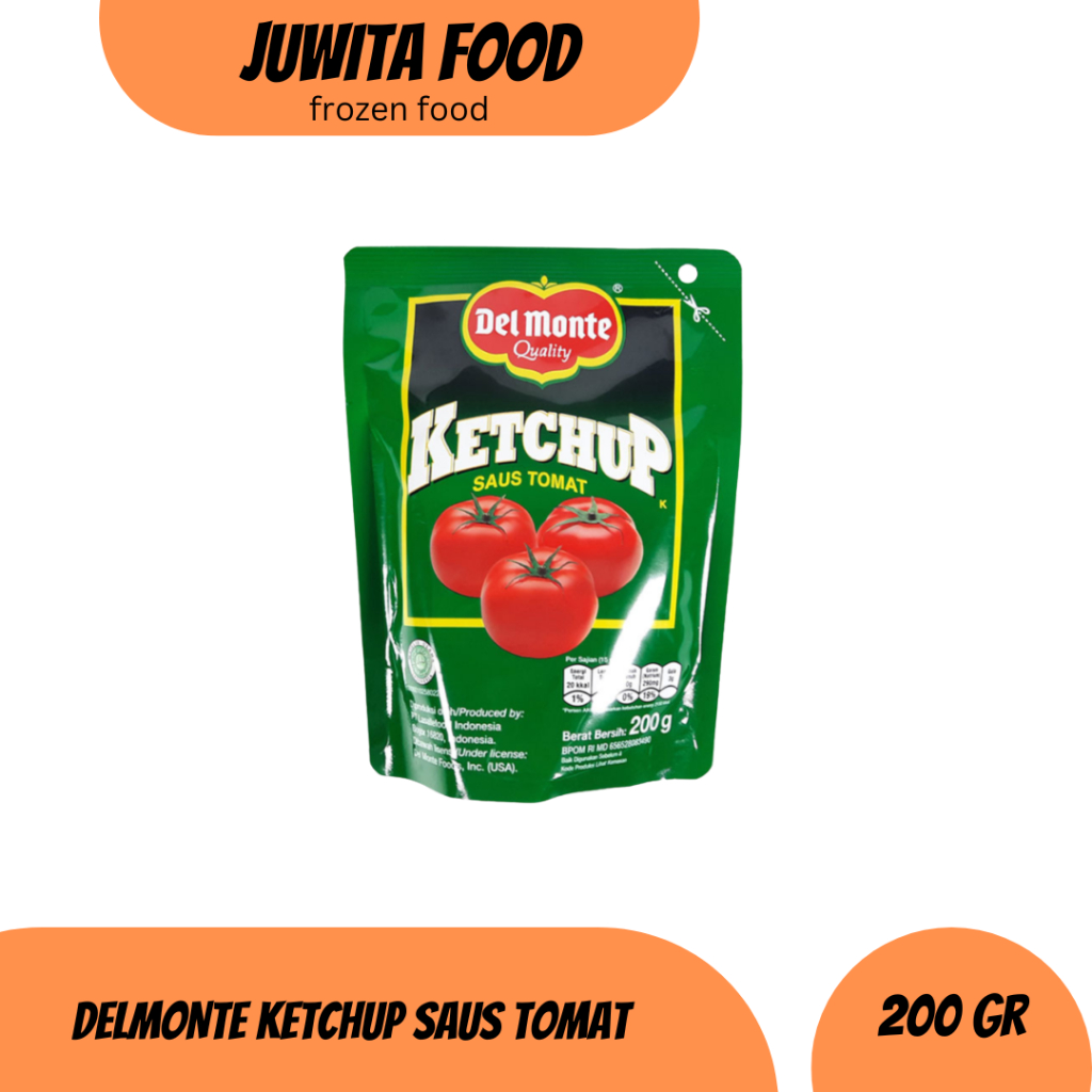 DELMONTE KETCHUP SAUS TOMAT 200G