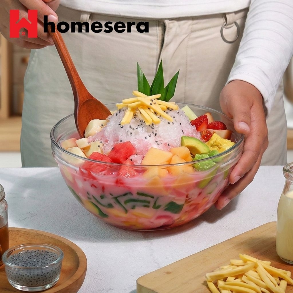 MANGKOK KACA BENING POLOS STB 7R ( 12bj ) | MANGKOK POLOS BENING | MANGKOK BAKSO MIE | MANGKOK KACA 