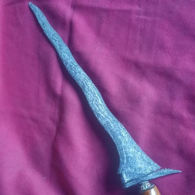 KERIS CARUBUK LUK 7 ORIGINAL SEPUH / JADUL