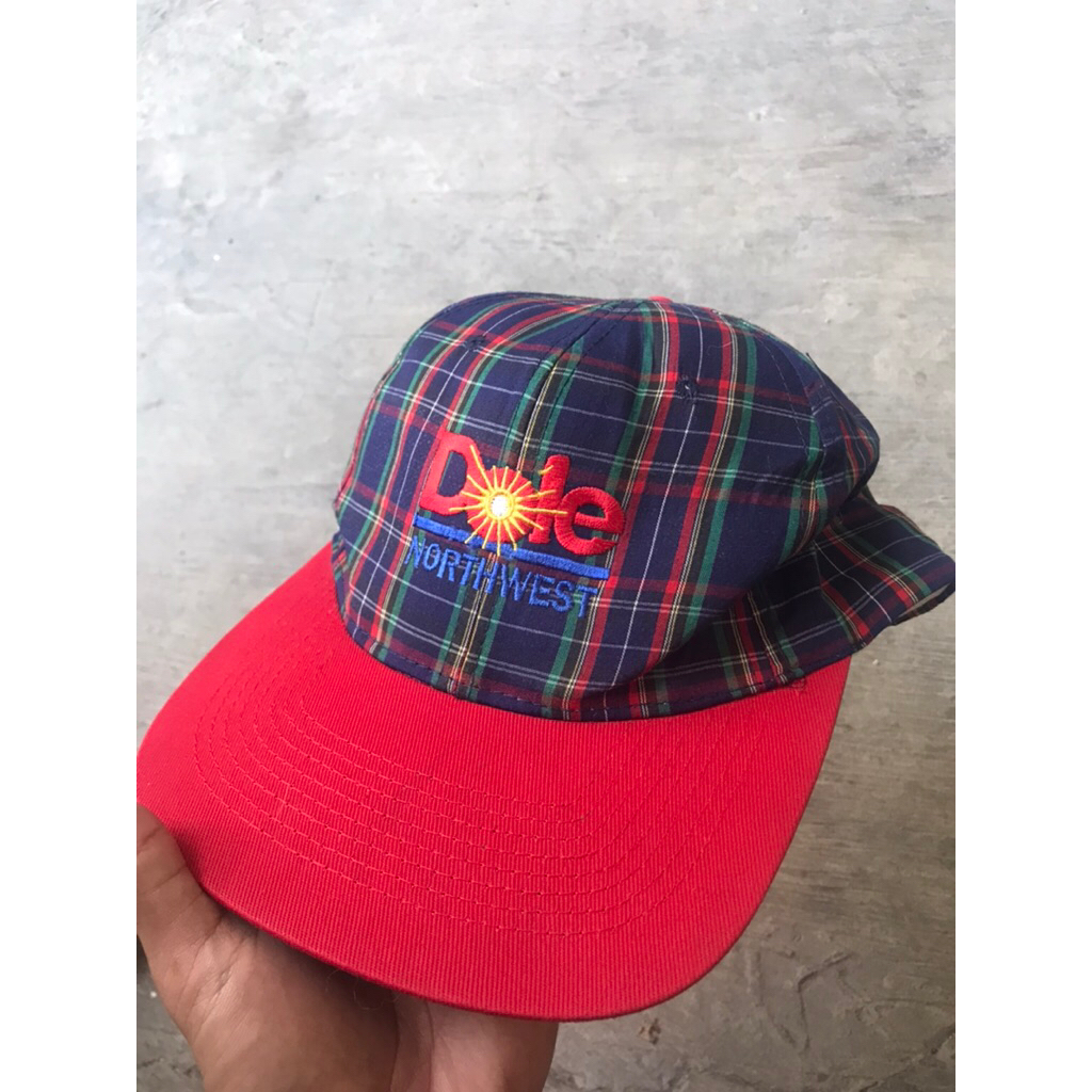 topi plaid vtg
