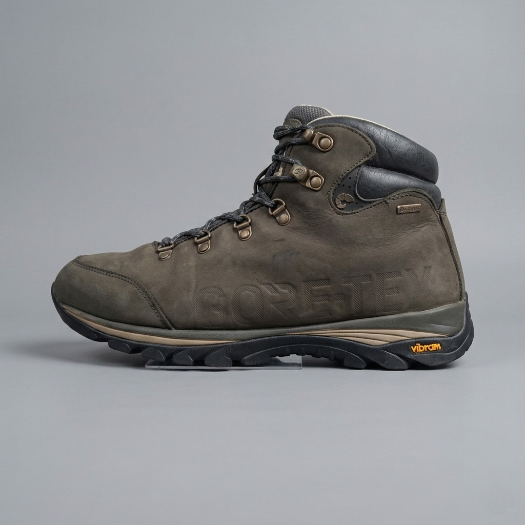 Sepatu nepa kulit tapak vibram