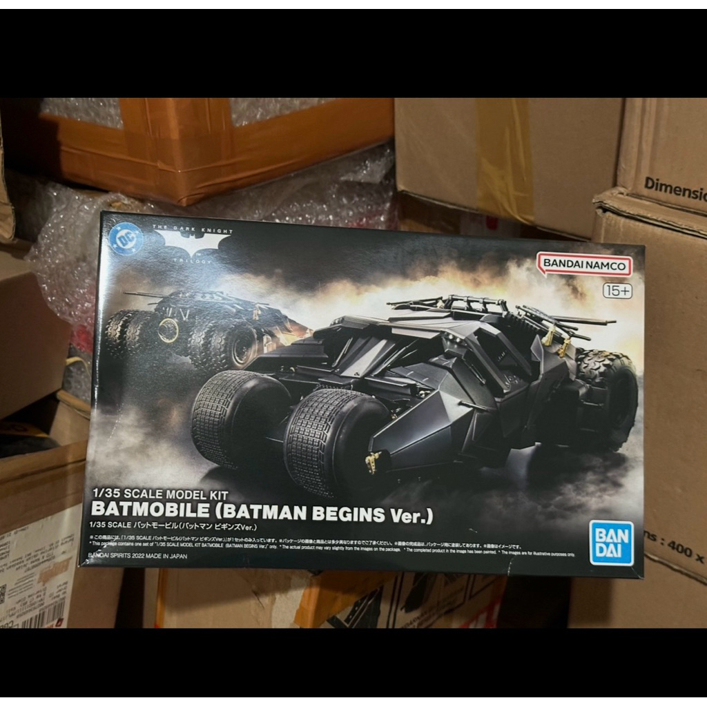 Batmobile Batman Begins Ver. 2008 The Dark Knight DC Comics 1/35 Scale Model Kit Figure Bandai
