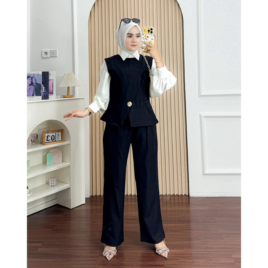 SET VEST + CELANA (617)