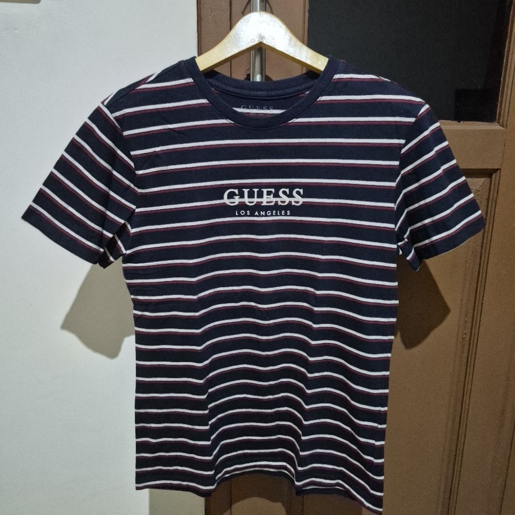 Guess Stripe Logo T-shirt